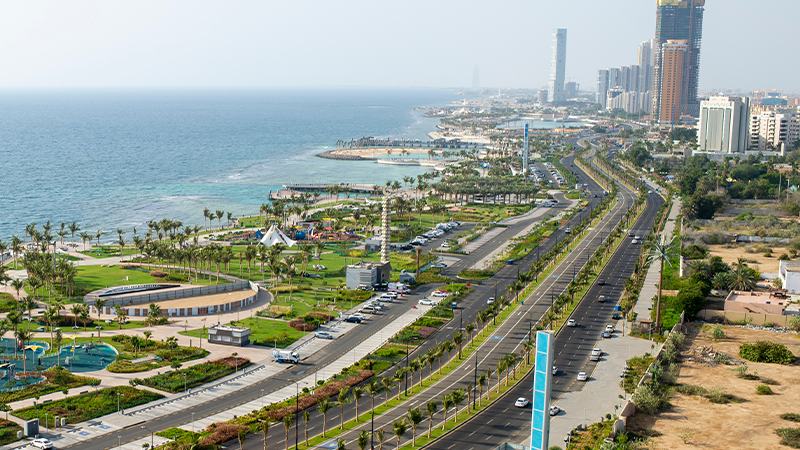 Jeddah city skyline