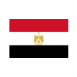 A flag of Egypt