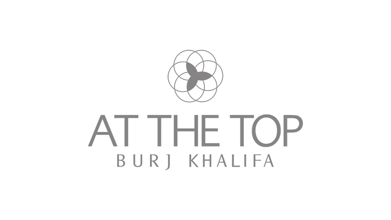 At the top Burj Khalifa logo